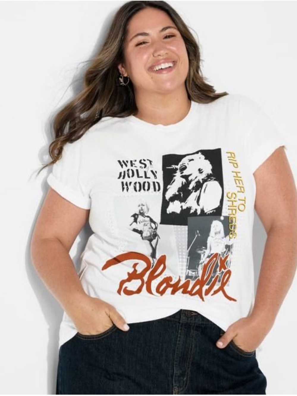 Blondie Women's Short Sleeve Graphic T-Shirt, - White